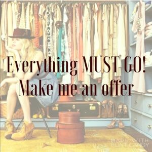 Accepting Reasonable Offers❤️ Don’t be Shy❤️